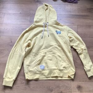 Men's Yellow Hoodie Sweater